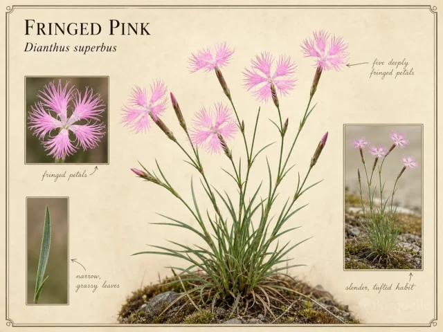 Fringed Pink (Dianthus superbus)