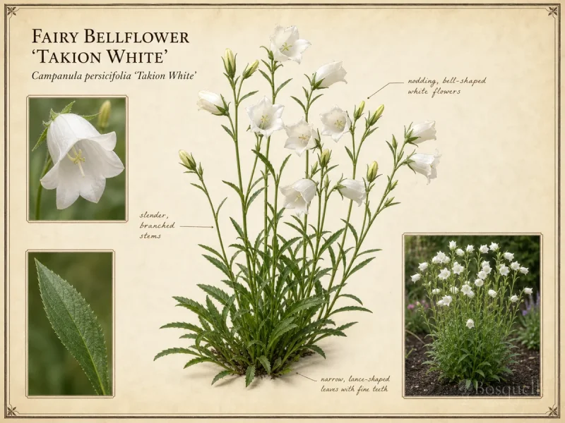 Fairy Bellflower 'Takion White' — Tall spikes (13)