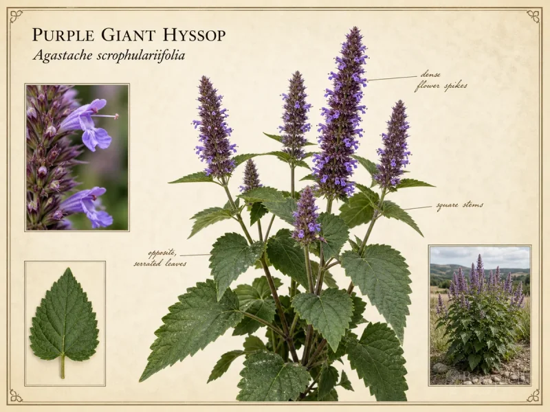 Purple Giant Hyssop (Agastache scrophulariifolia)