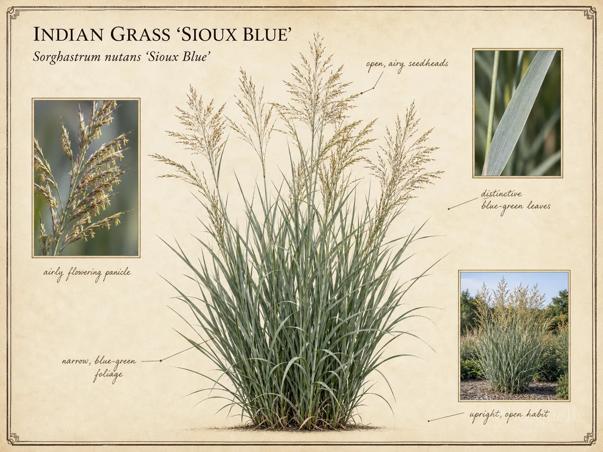 Indian Grass 'Sioux Blue'