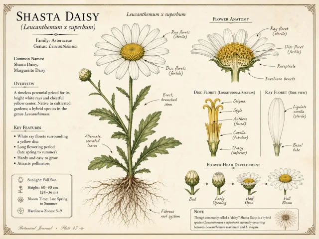 Shasta Daisy (Leucanthemum x superbum)