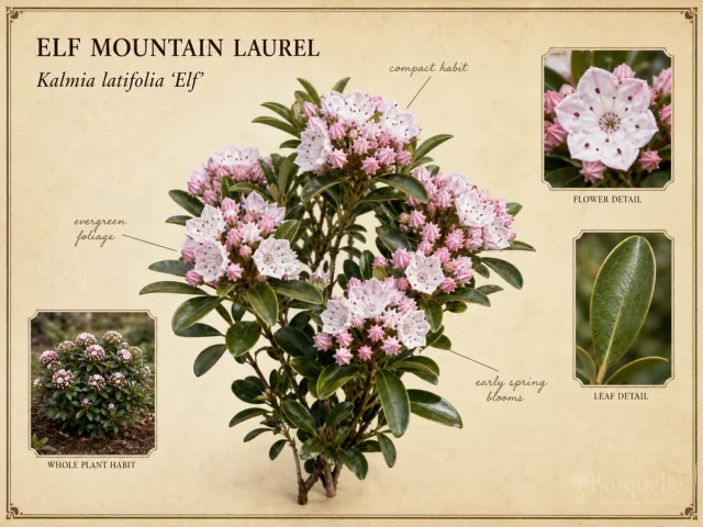 Elf Mountain Laurel (Kalmia latifolia ‘Elf’)