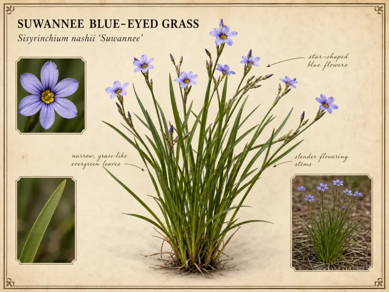 Suwannee Blue-Eyed Grass (Sisyrinchium nashii ‘Suwannee’)