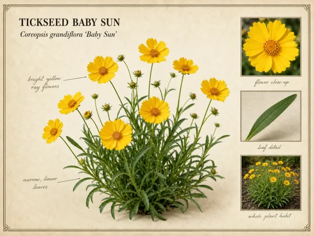 Tickseed Baby Sun (Coreopsis grandiflora Baby Sun)