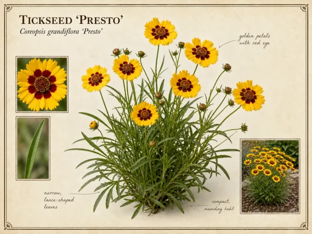 Tickseed ‘Presto’ (Coreopsis grandiflora ‘Presto’)