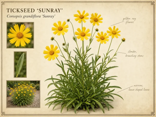Tickseed ‘Sunray’ (Coreopsis grandiflora ‘Sunray’)