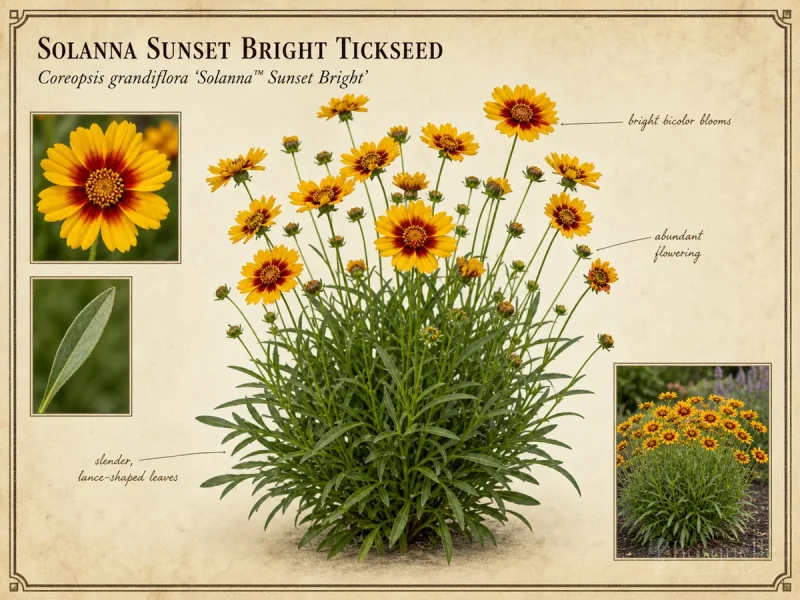 Solanna Sunset Bright Tickseed (Coreopsis grandiflora Solanna™ Sunset Bright)
