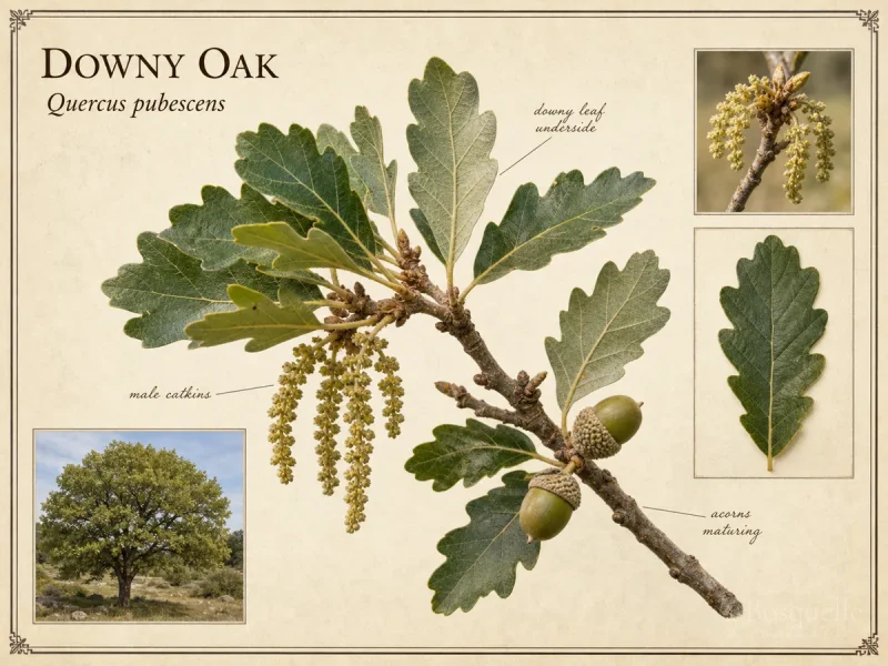 Downy Oak (Quercus pubescens)