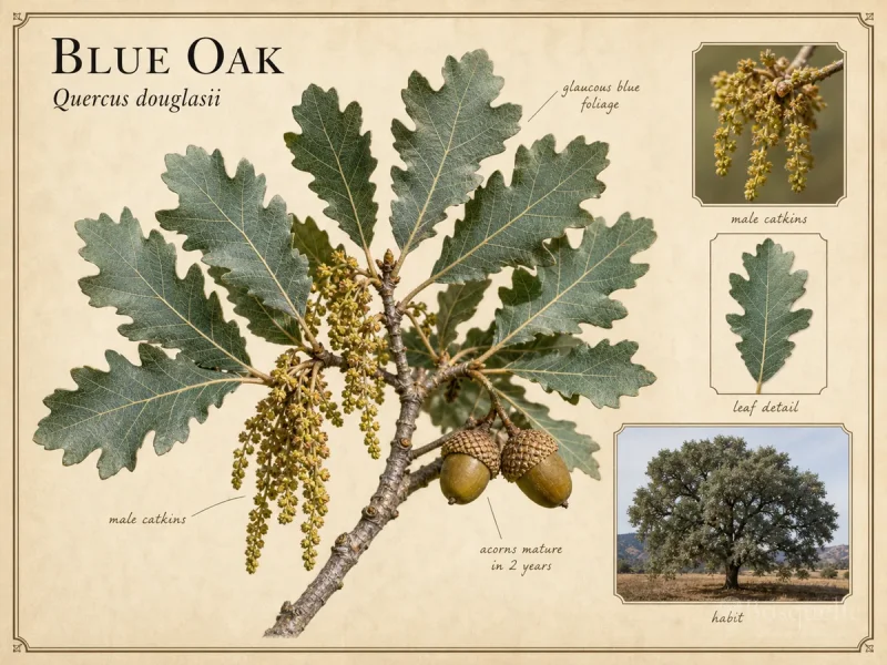 Blue Oak (Quercus douglasii)