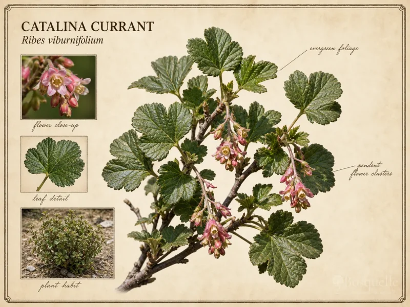 Catalina Currant (Ribes viburnifolium)