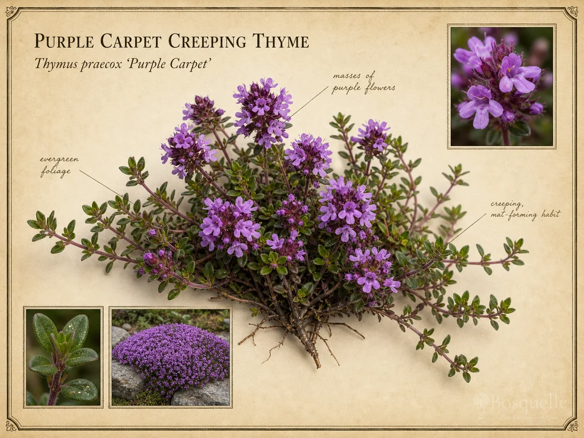 Purple Carpet Creeping Thyme