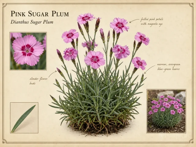 Pink Sugar Plum (Dianthus Sugar Plum)