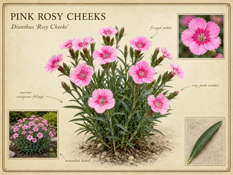 Pink Rosy Cheeks (Dianthus Rosy Cheeks)