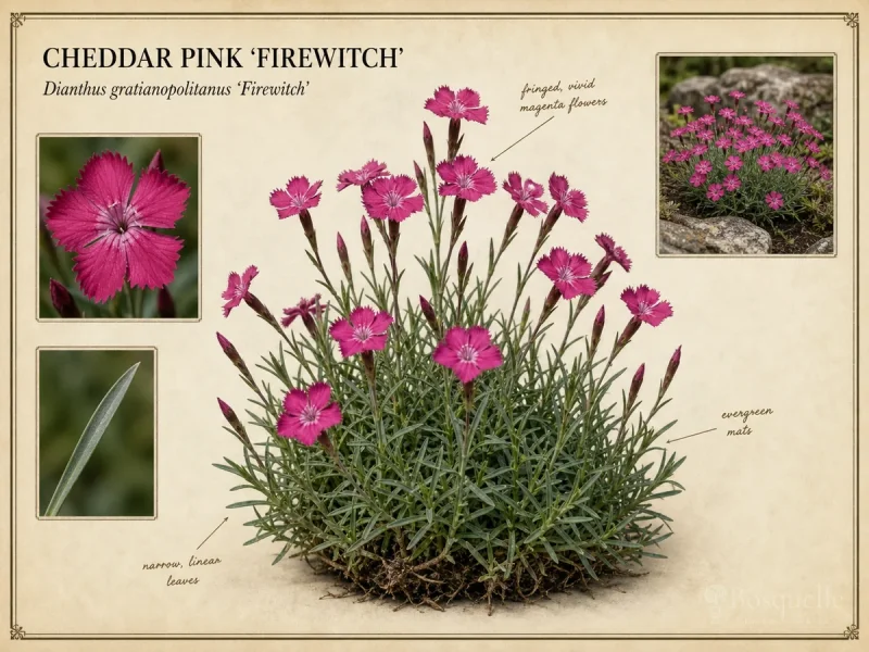 Cheddar Pink ‘Firewitch’ (Dianthus gratianopolitanus ‘Firewitch’)