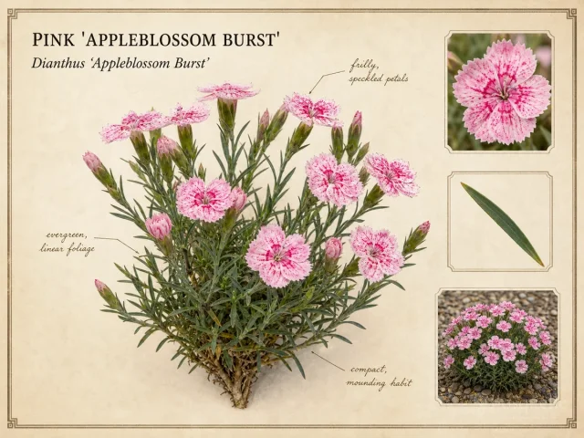 Pink 'Appleblossom Burst'