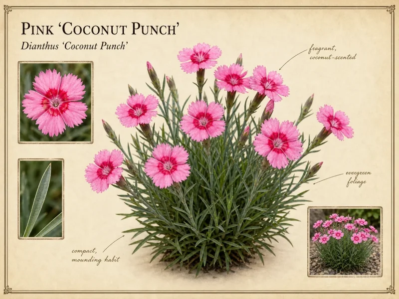 Pink ‘Coconut Punch’ (Dianthus ‘Coconut Punch’)
