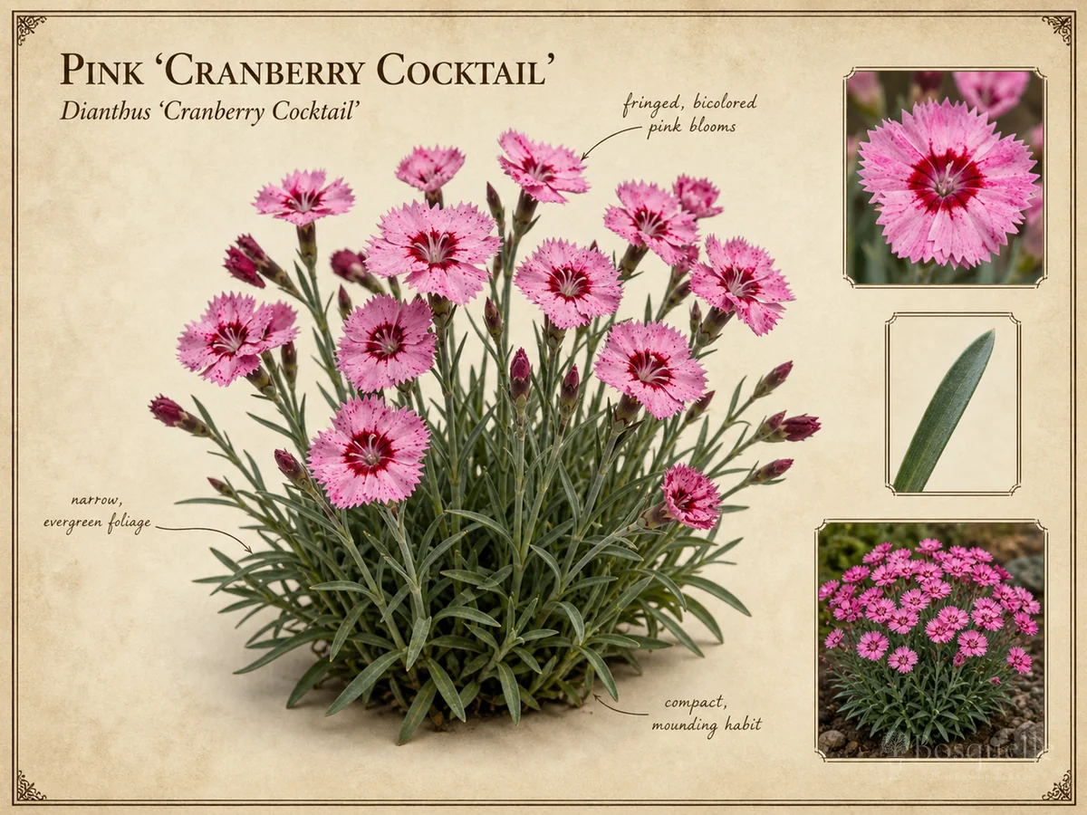 Pink ‘Cranberry Cocktail’ (Dianthus ‘Cranberry Cocktail’)