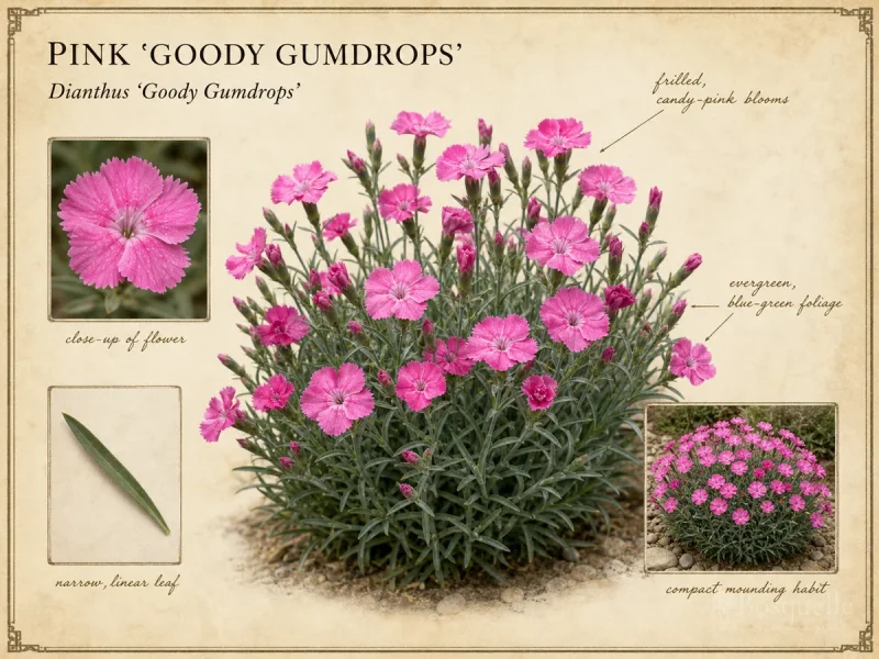 Pink ‘Goody Gumdrops’ (Dianthus ‘Goody Gumdrops’)