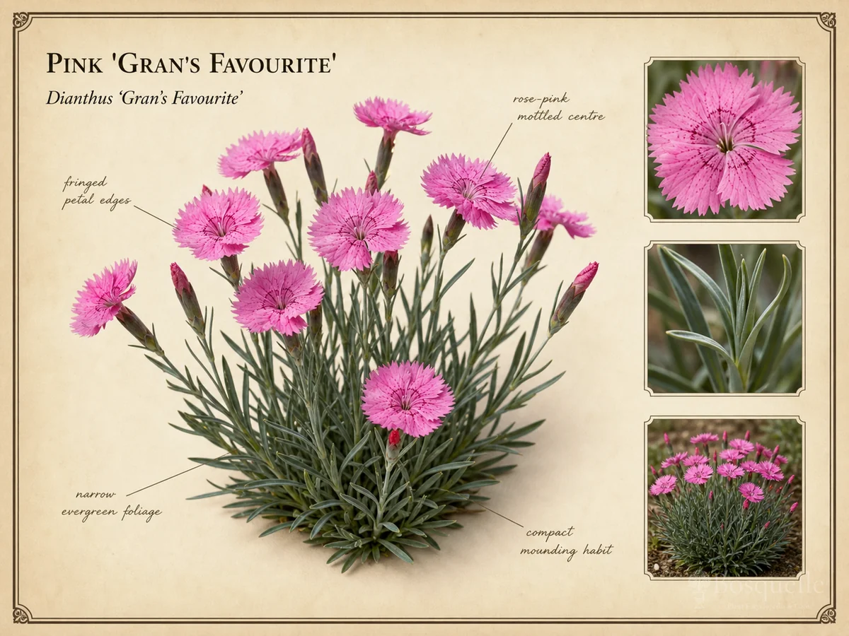 Pink ‘Gran’s Favourite’ (Dianthus ‘Gran’s Favourite’)