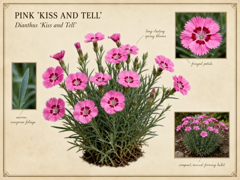 Pink ‘Kiss and Tell’ (Dianthus ‘Kiss and Tell’)