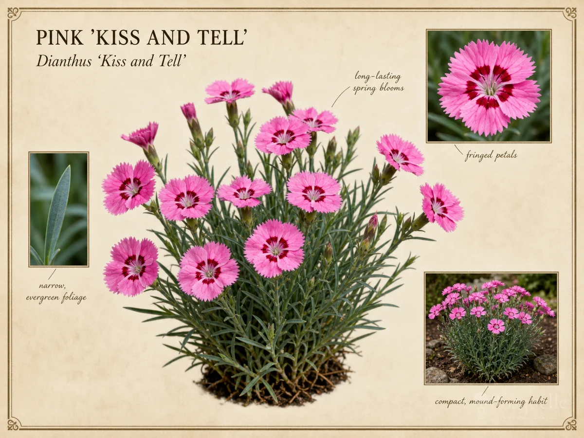 Pink ‘Kiss and Tell’ (Dianthus ‘Kiss and Tell’)