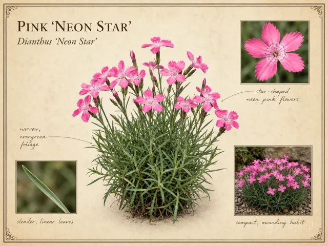 Pink 'Neon Star' — Which dianthus suit containers