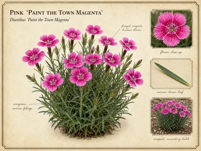 Pink ‘Paint the Town Magenta’ (Dianthus ‘Paint the Town Magenta’)