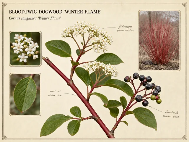 Bloodtwig Dogwood 'Winter Flame'