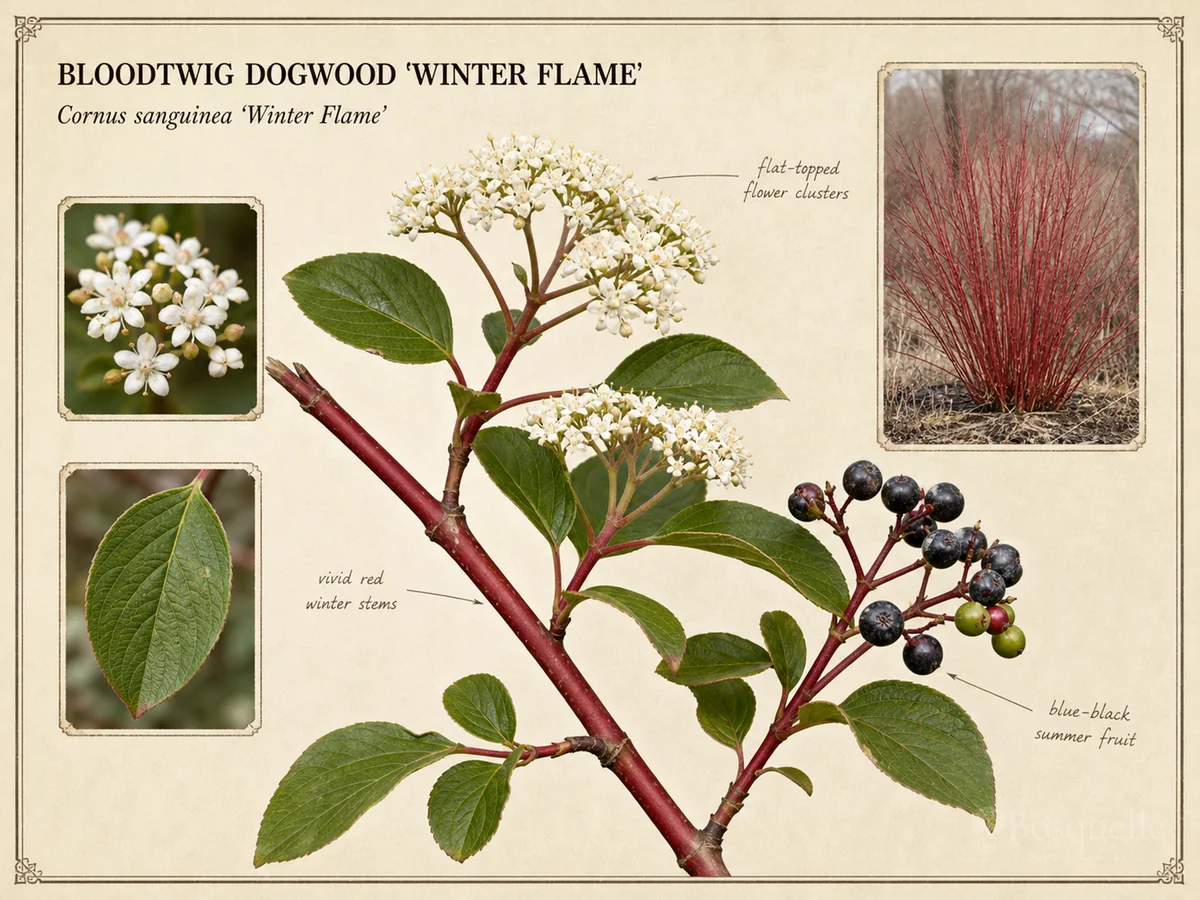 Bloodtwig Dogwood 'Winter Flame'
