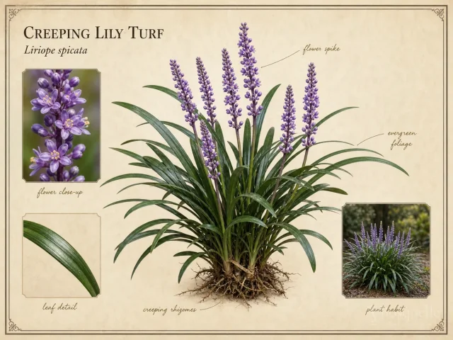 Creeping Lily Turf (Liriope spicata)