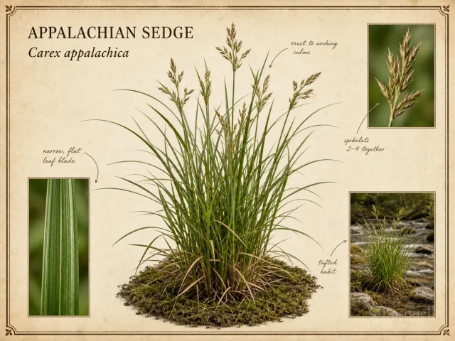 Appalachian Sedge (Carex appalachica)