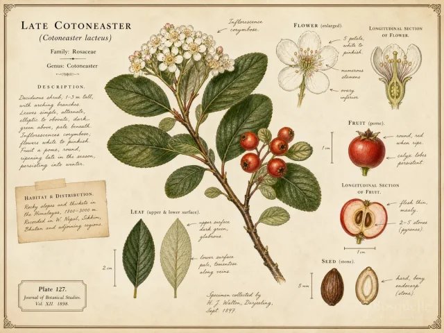 Late Cotoneaster (Cotoneaster lacteus)