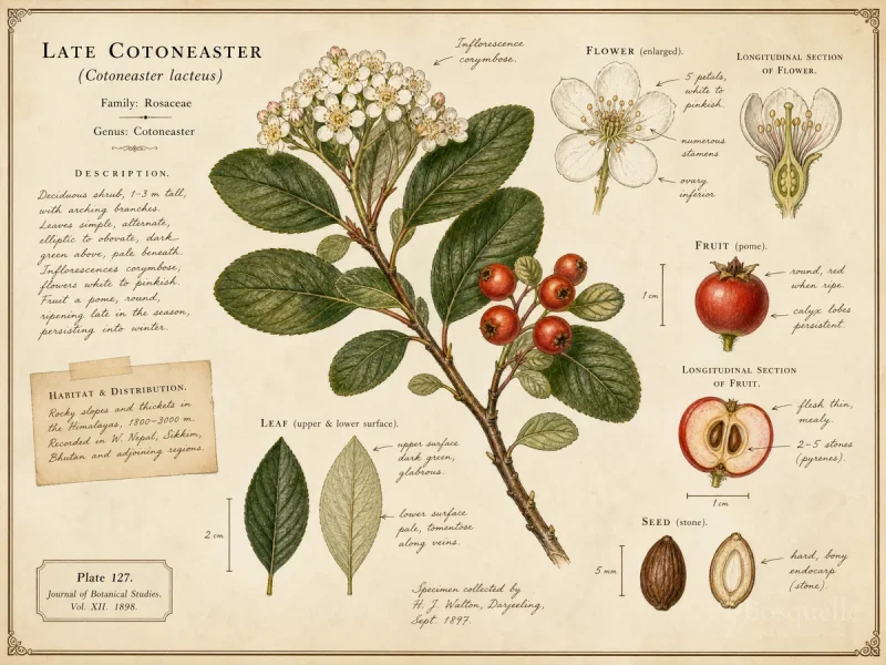 Late Cotoneaster (Cotoneaster lacteus)