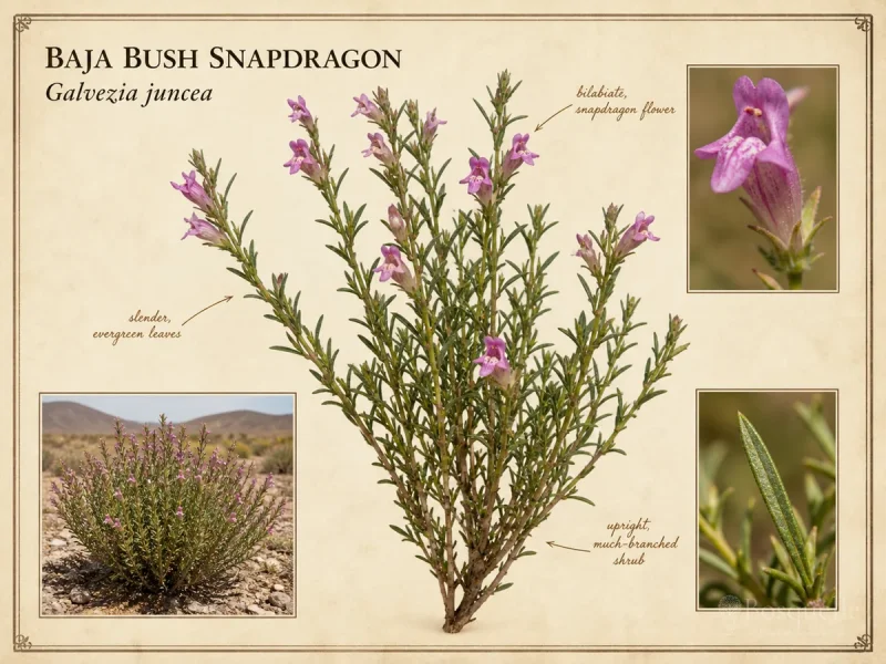 Baja Bush Snapdragon (Galvezia juncea)