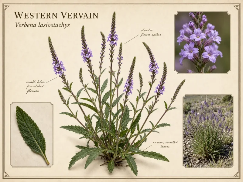 Western Vervain (Verbena lasiostachys)