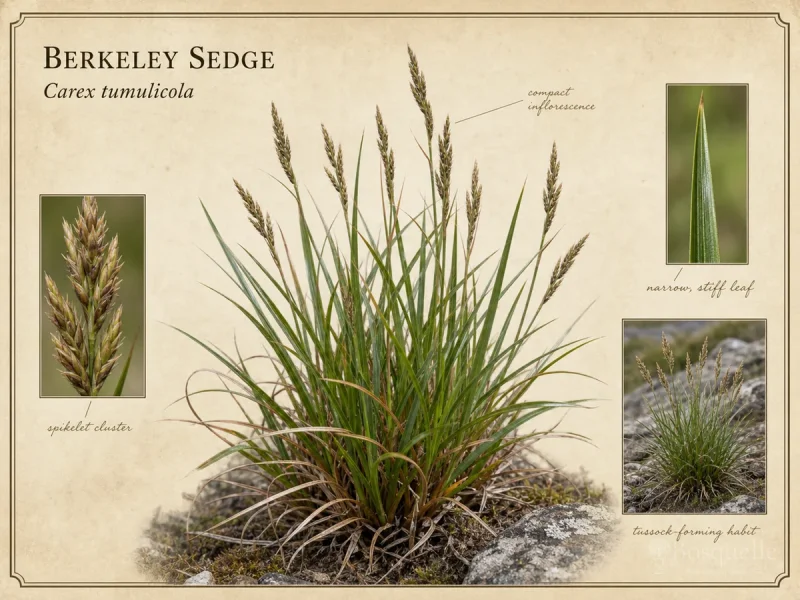 Berkeley Sedge (Carex tumulicola)
