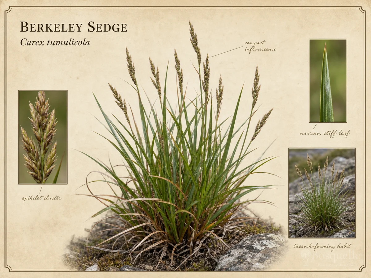 Berkeley Sedge (Carex tumulicola)