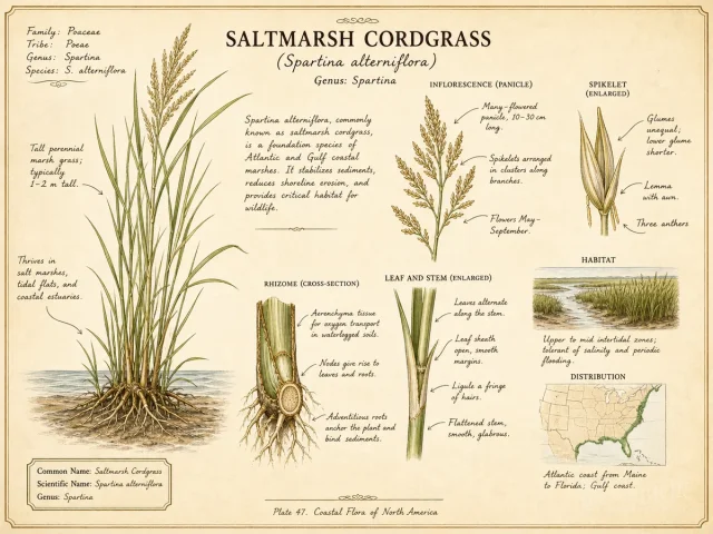 Saltmarsh Cordgrass (Spartina alterniflora)