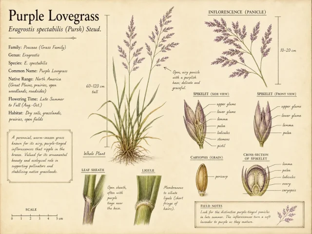 Purple Lovegrass (Eragrostis spectabilis)