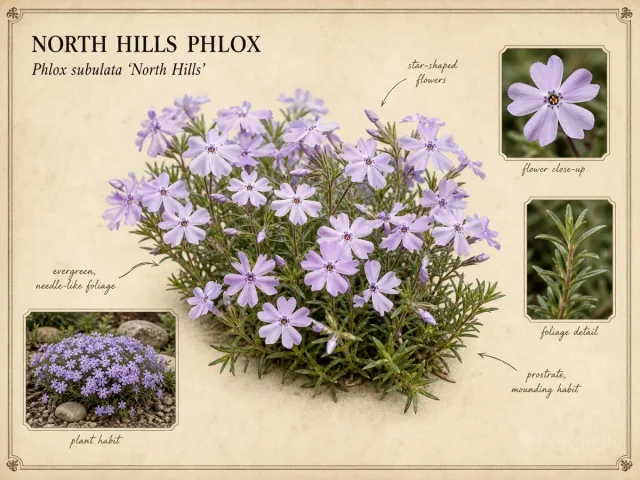 North Hills Phlox (Phlox subulata ‘North Hills’)