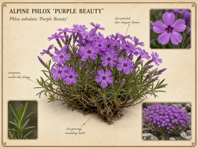 Alpine Phlox 'Purple Beauty'