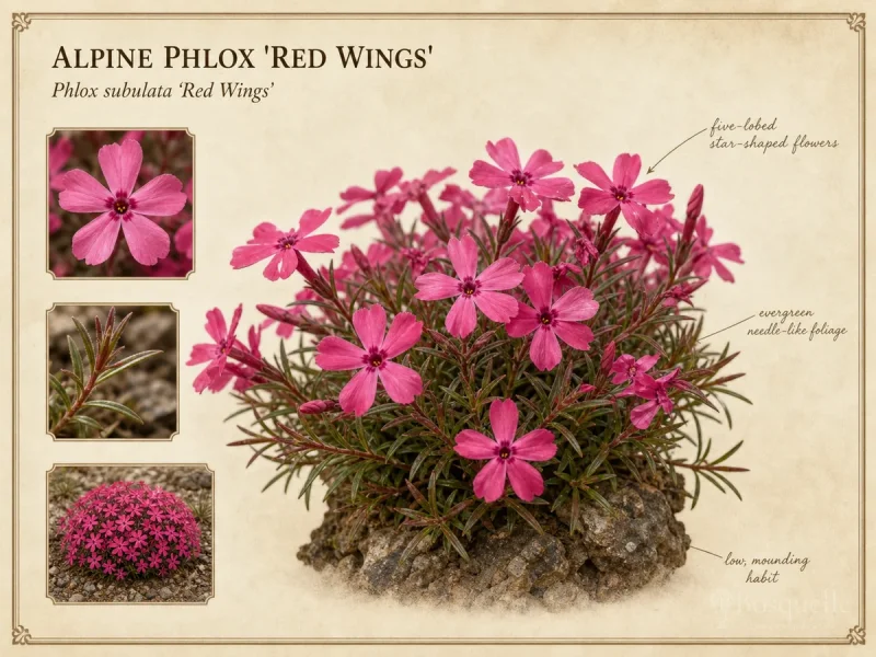 Alpine Phlox ‘Red Wings’ (Phlox subulata ‘Red Wings’)