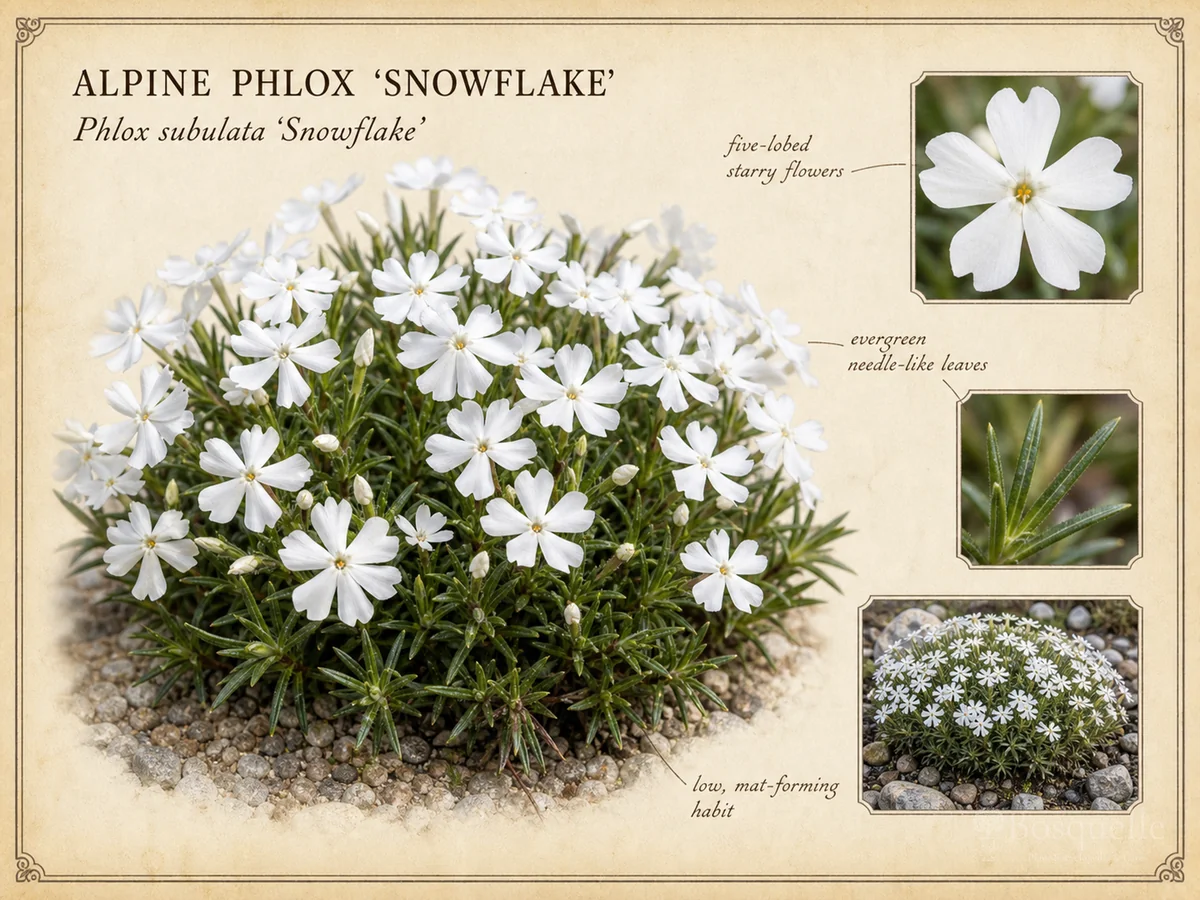 Alpine Phlox 'Snowflake'