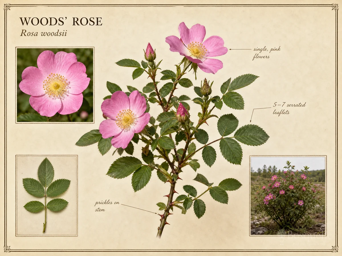 Woods' Rose
