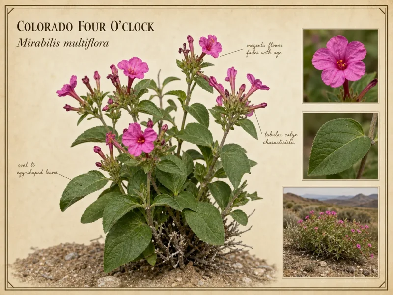 Colorado Four O’Clock (Mirabilis multiflora)