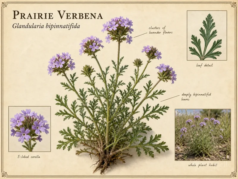 Prairie Verbena (Glandularia bipinnatifida)