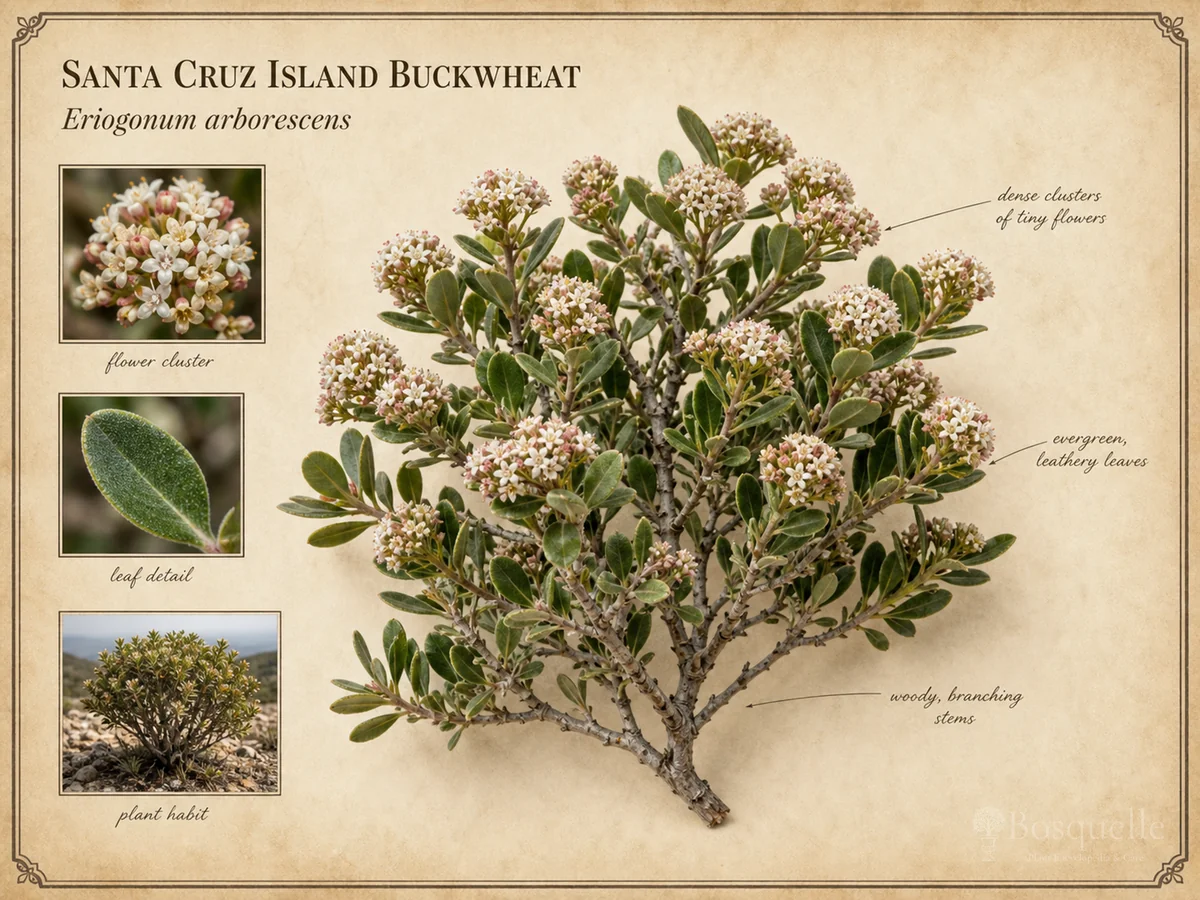 Santa Cruz Island Buckwheat (Eriogonum arborescens)