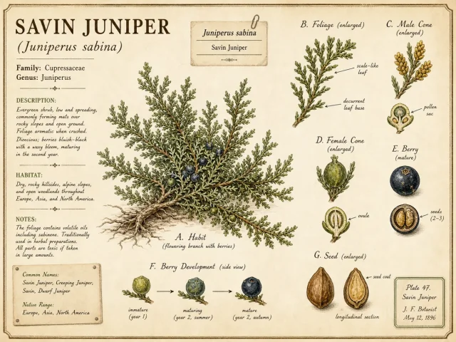 Savin Juniper (Juniperus sabina)
