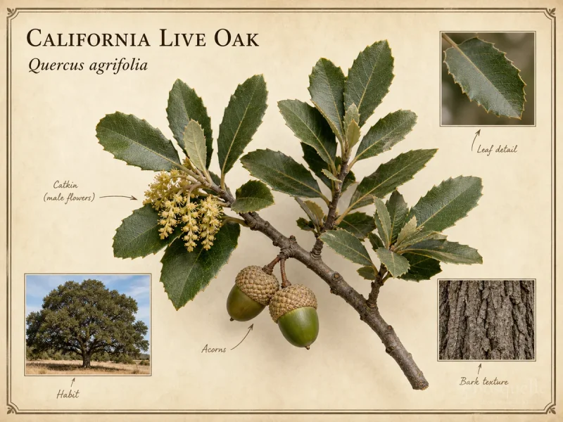 California Live Oak (Quercus agrifolia)