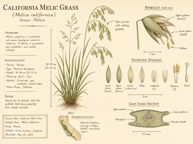 California Melic Grass